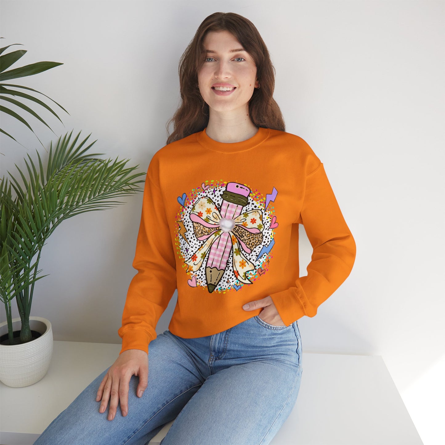 Funky Pencil Crewneck