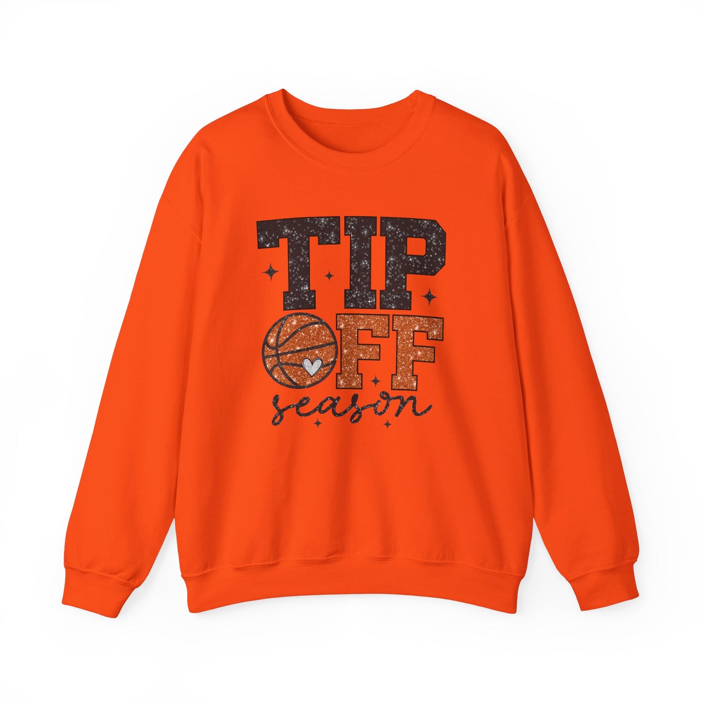 Tip off Season (Faux Sequins) Crewneck