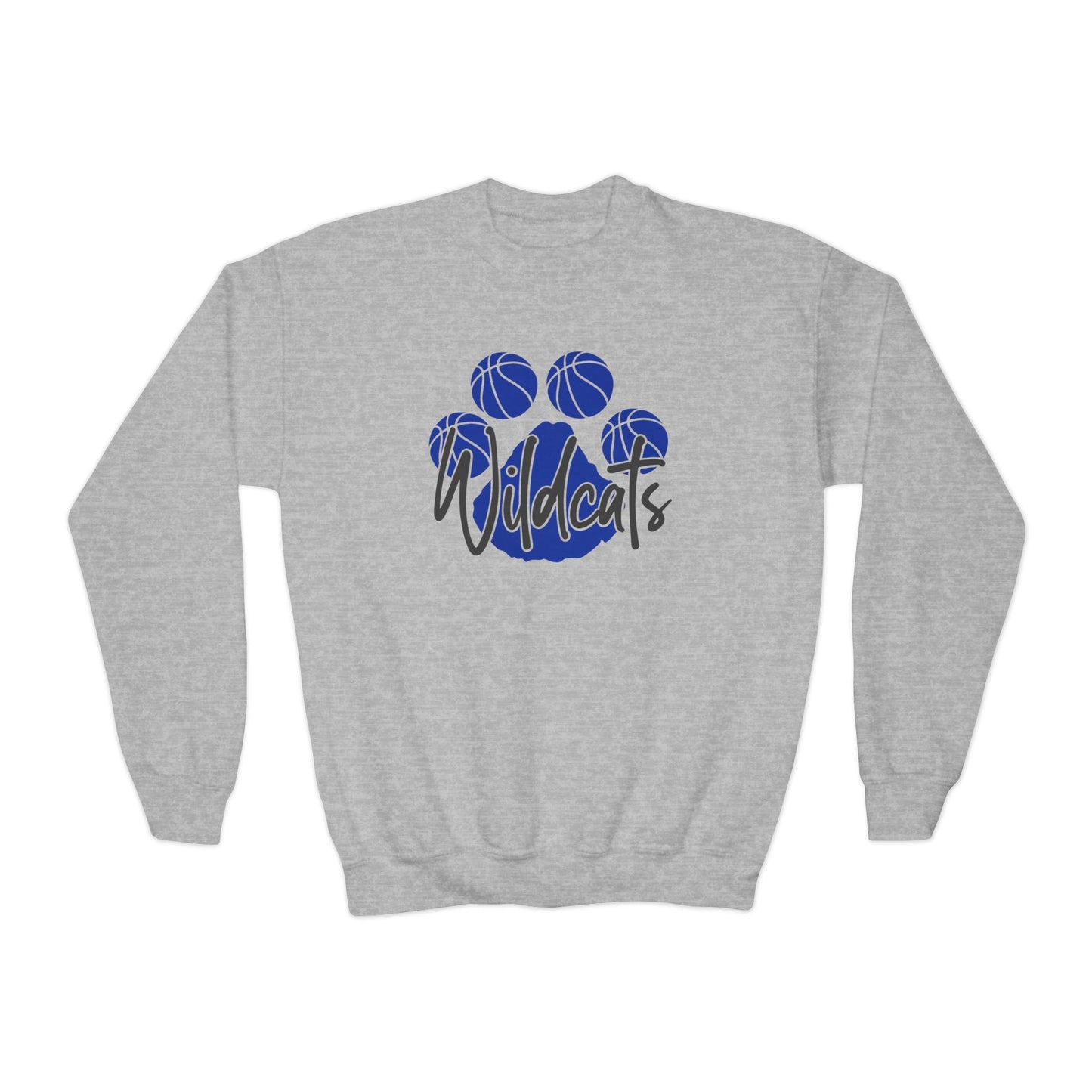 YOUTH Basketball Paw Crewneck