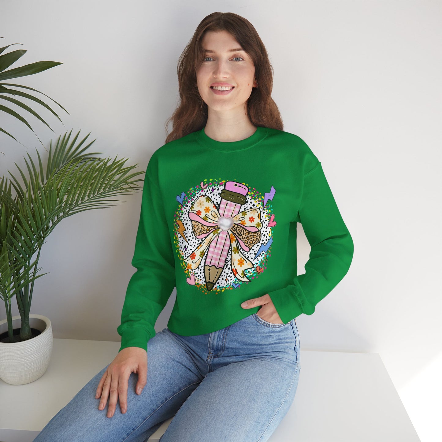 Funky Pencil Crewneck