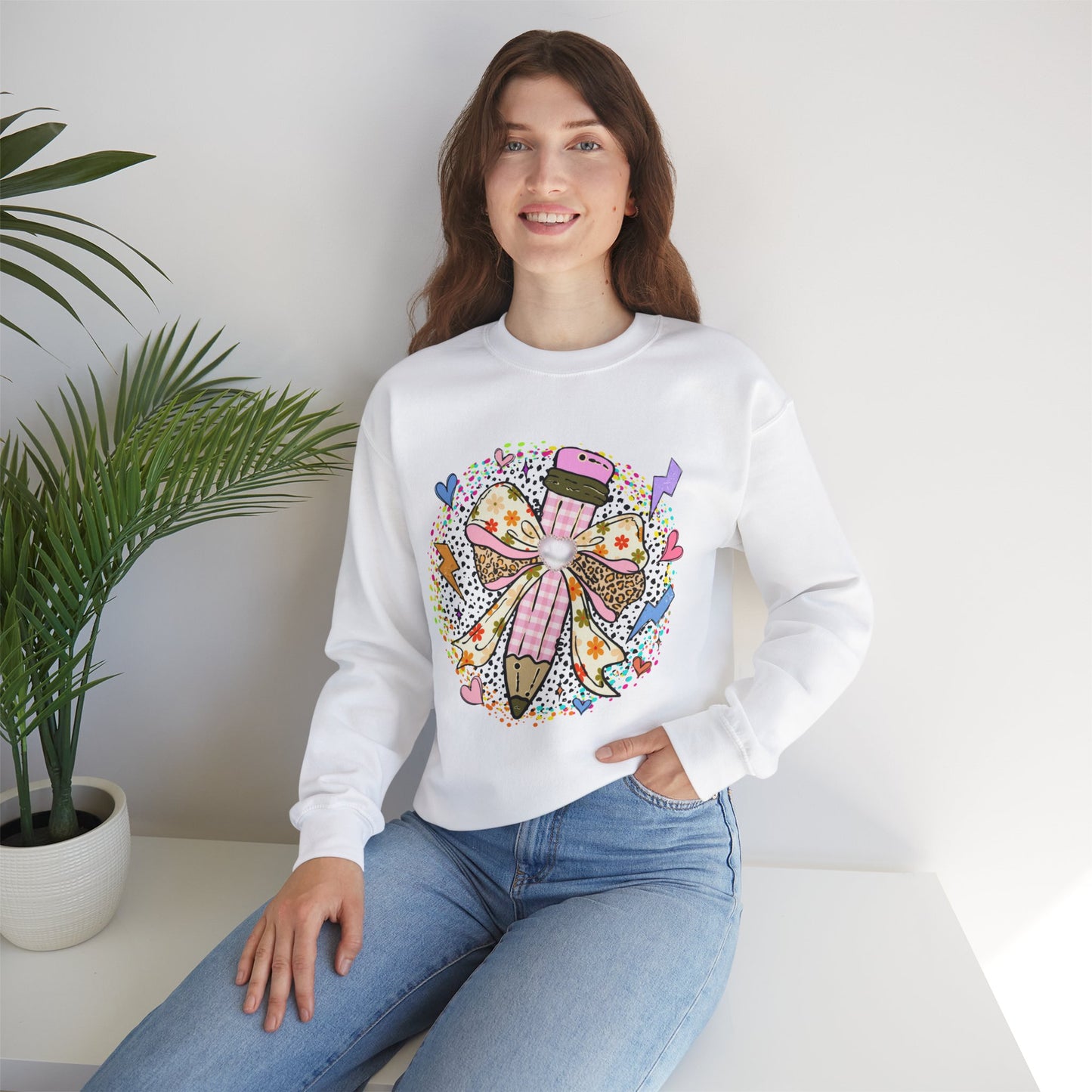 Funky Pencil Crewneck