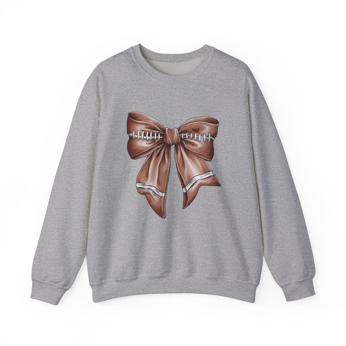 Football Bow Crewneck