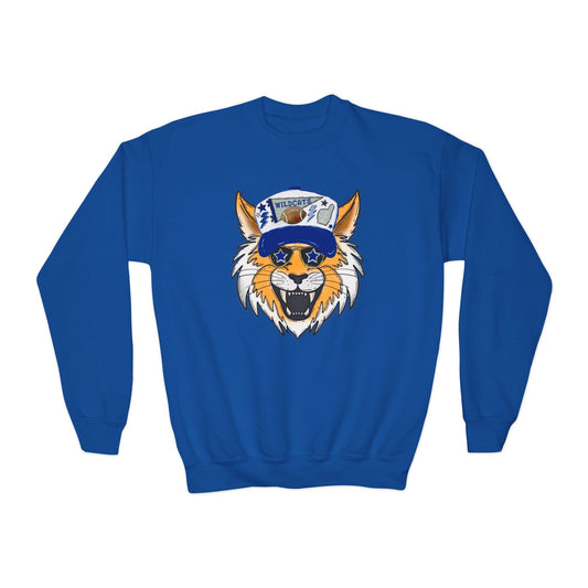 YOUTH Wildcat in the Hat Crewneck