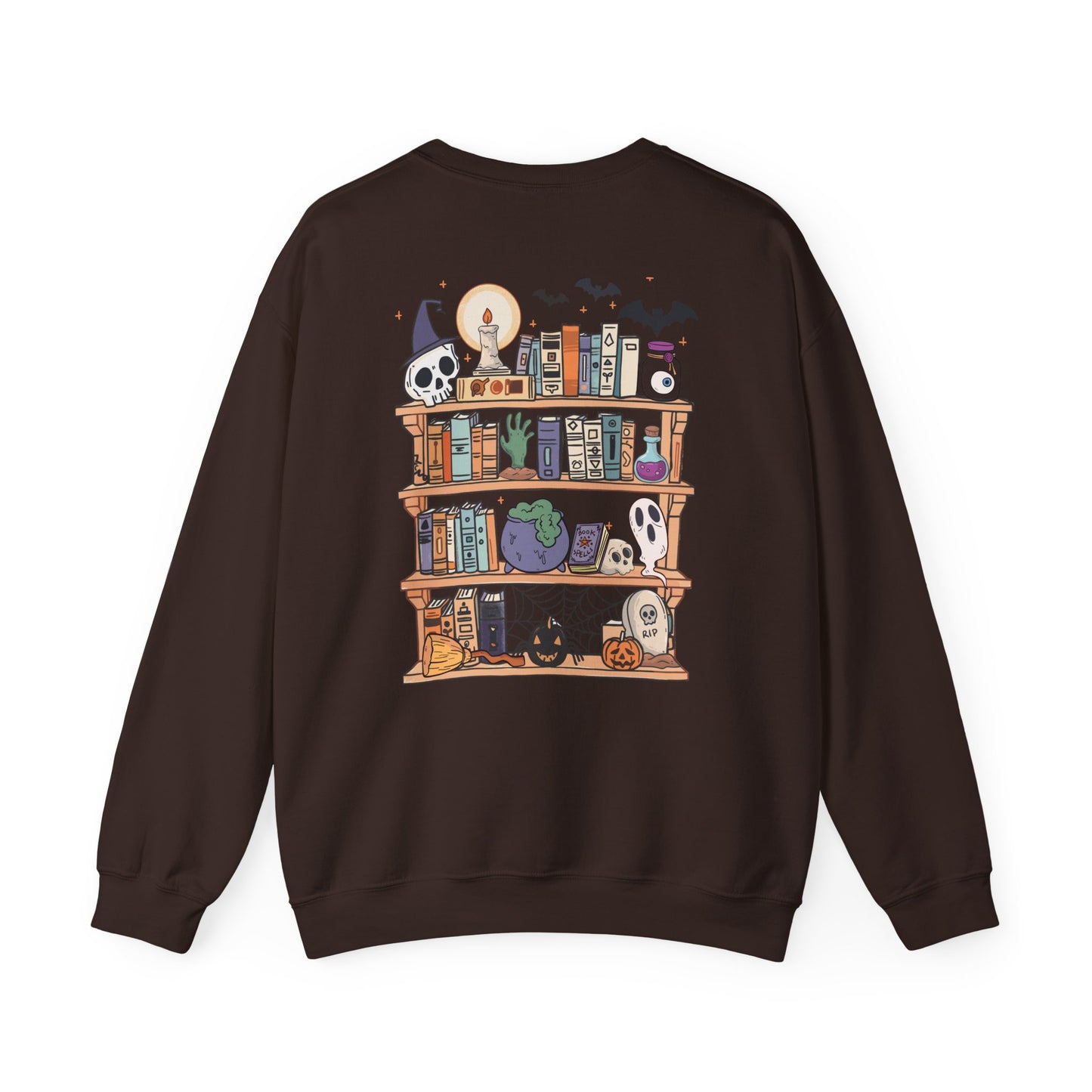 Spooky Bookshelf Crewneck