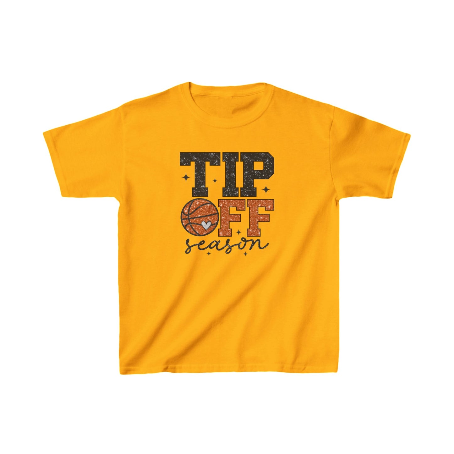 Youth Tip off Season (Faux Sequins) T-Shirt