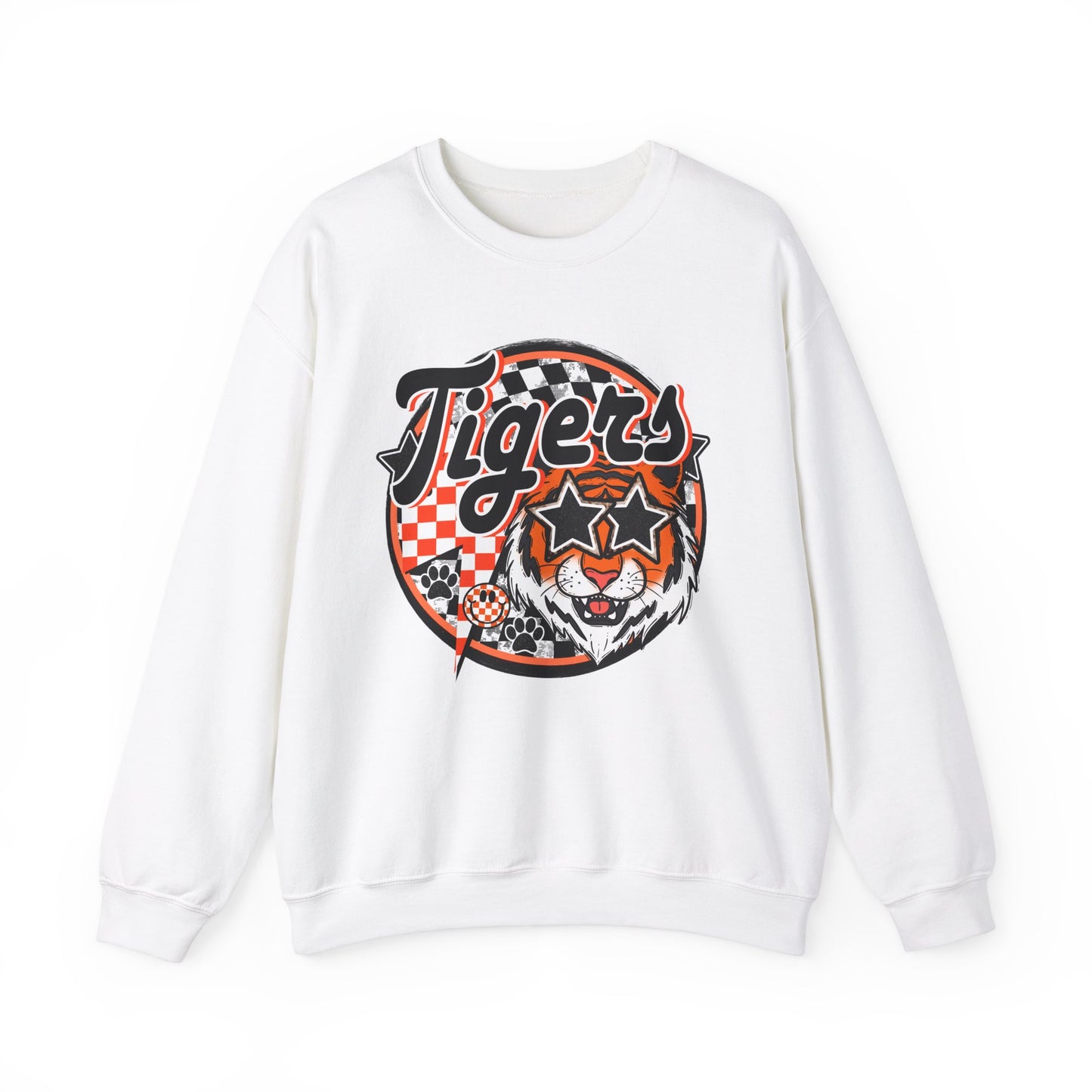 Tigers Star Eyes Crewneck