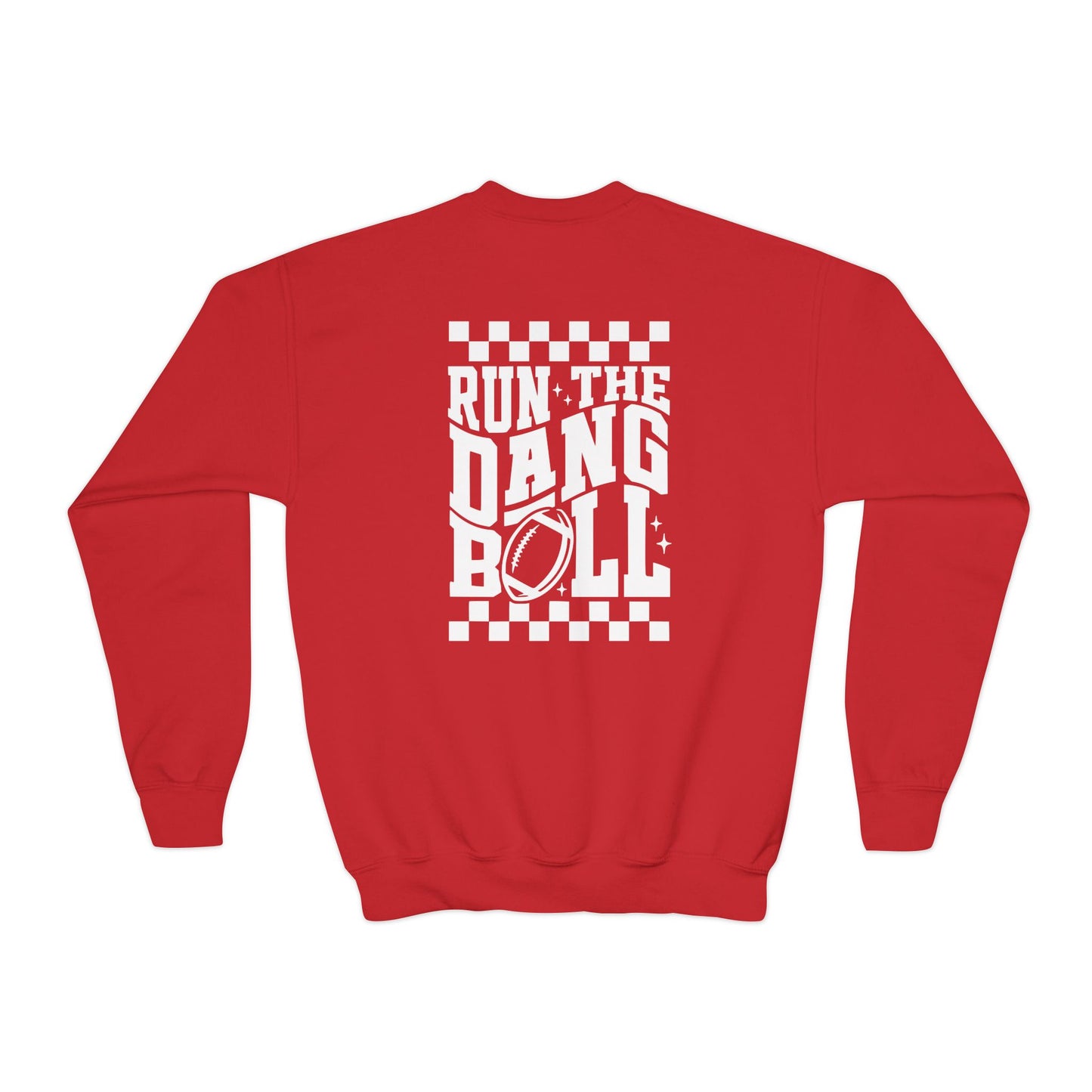 YOUTH Run the Dang Ball Crewneck