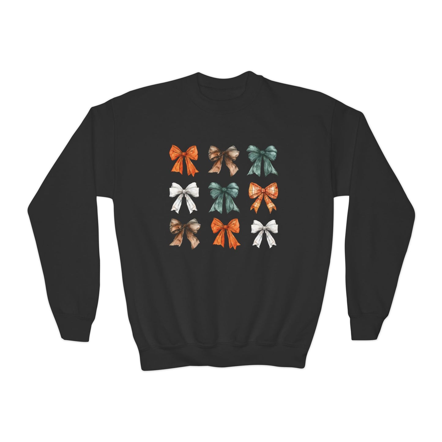 YOUTH Fall Bow Crewneck