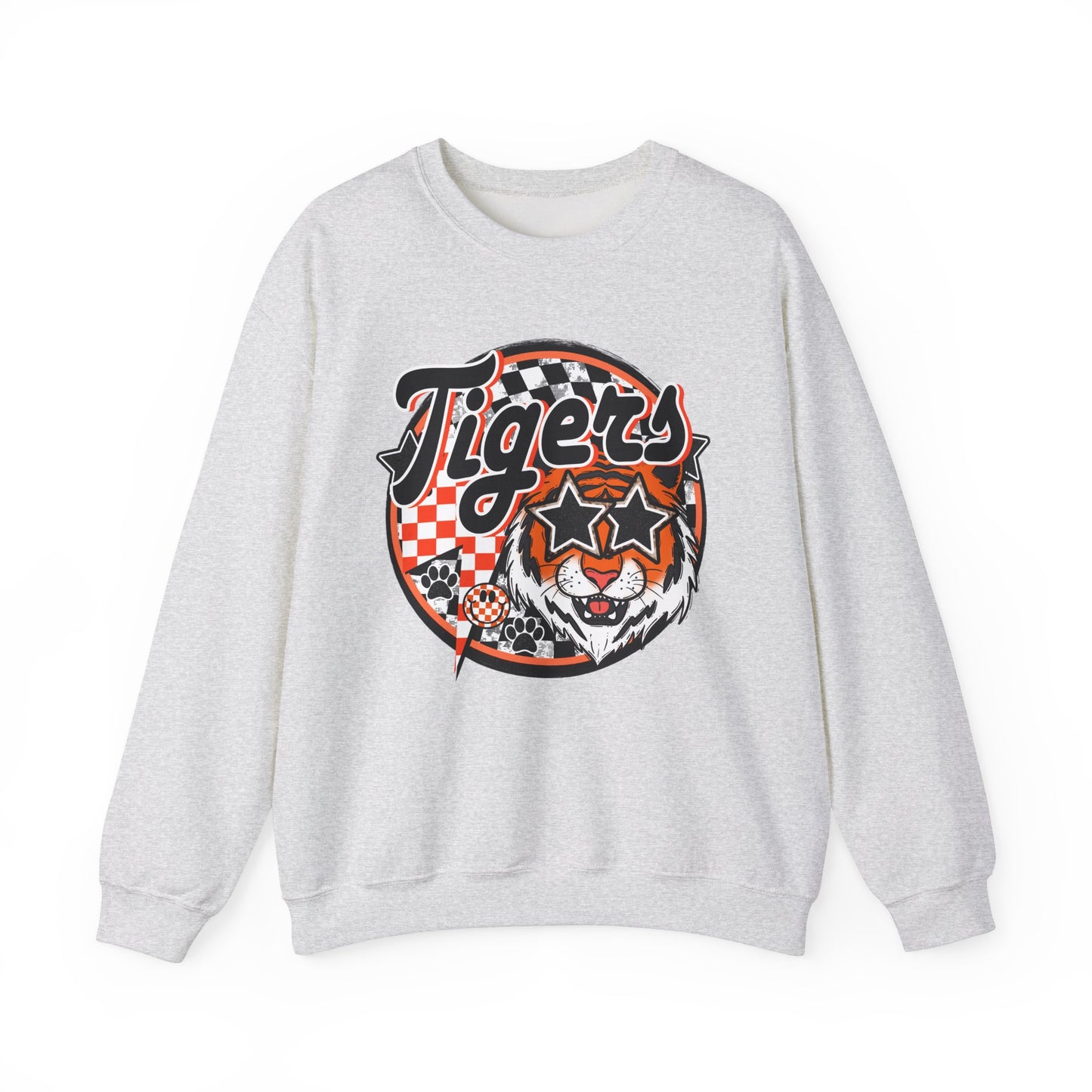 Tigers Star Eyes Crewneck