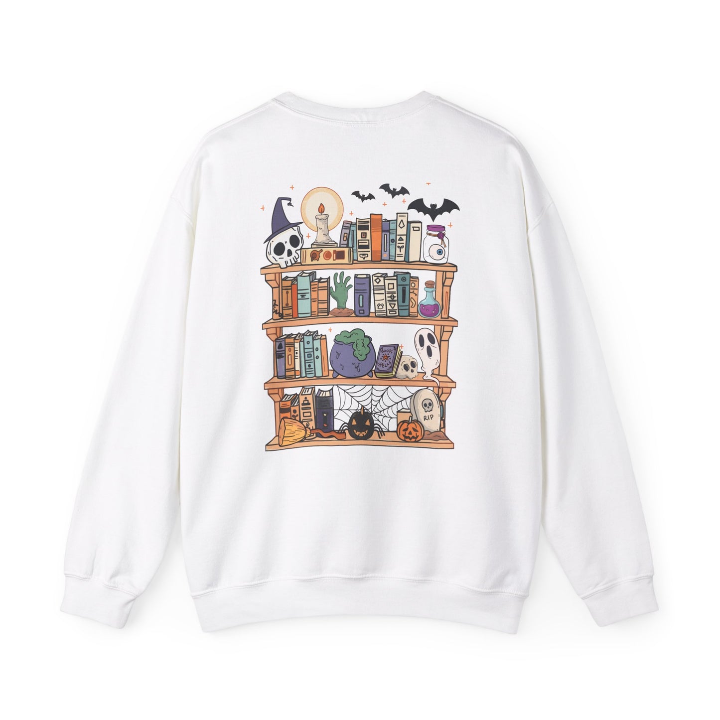 Spooky Bookshelf Crewneck