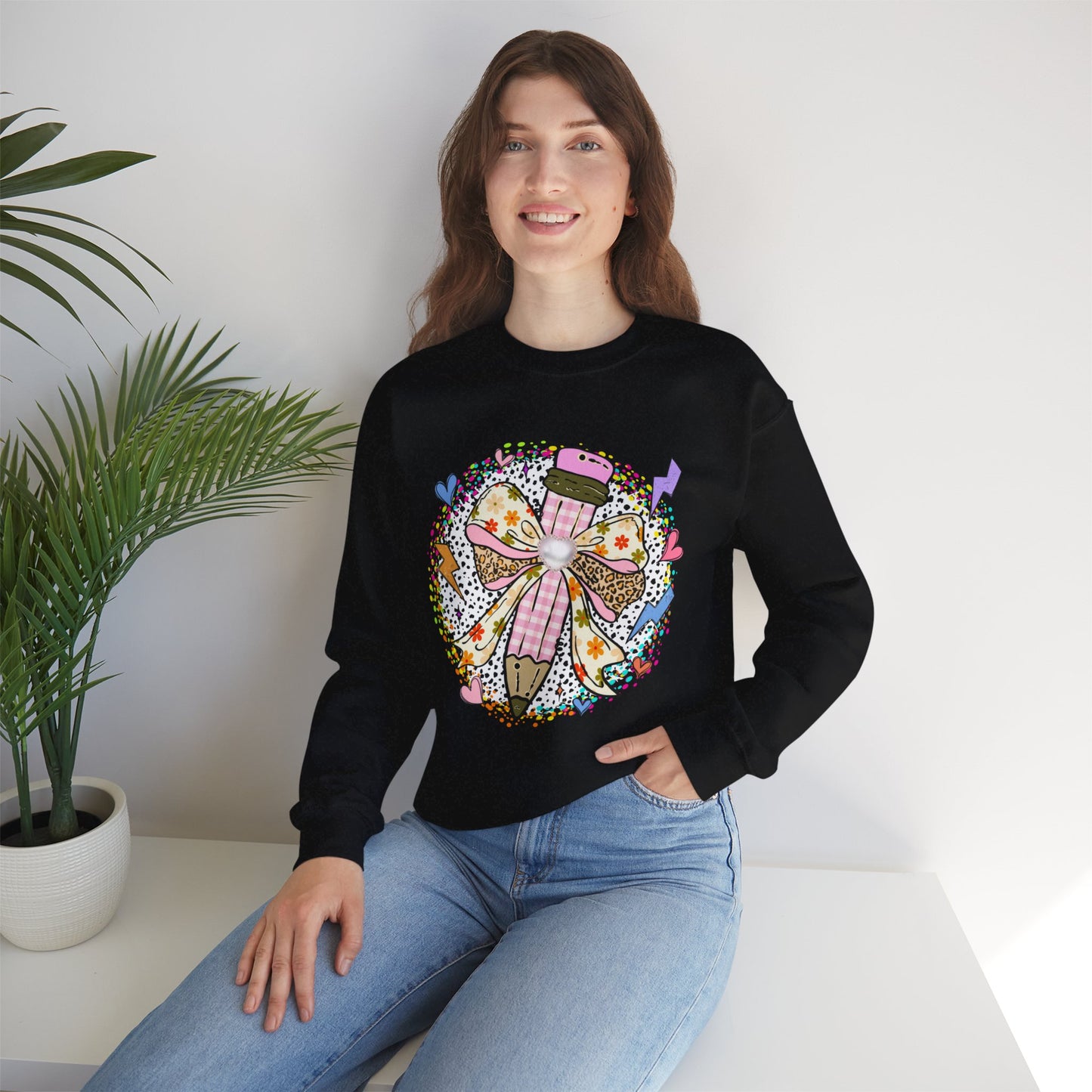 Funky Pencil Crewneck