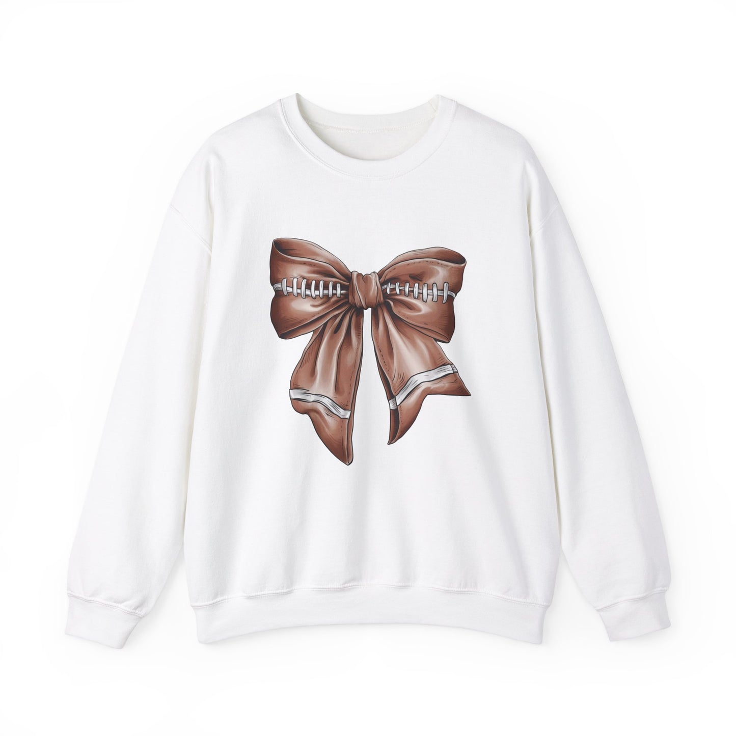 Football Bow Crewneck