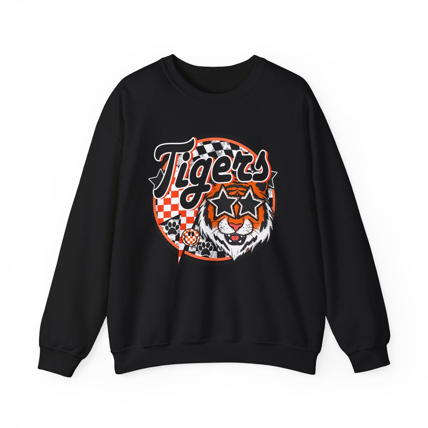 Tigers Star Eyes Crewneck