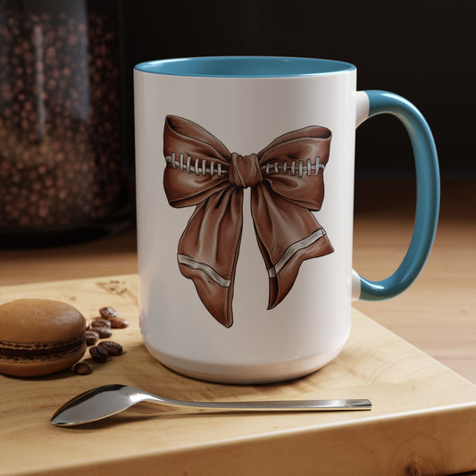 Football Bow Mug