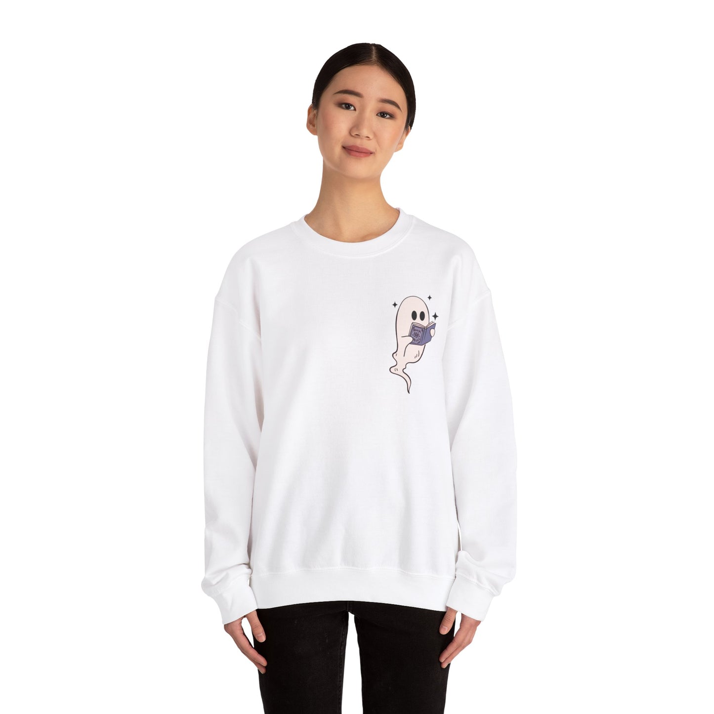 Spooky Bookshelf Crewneck