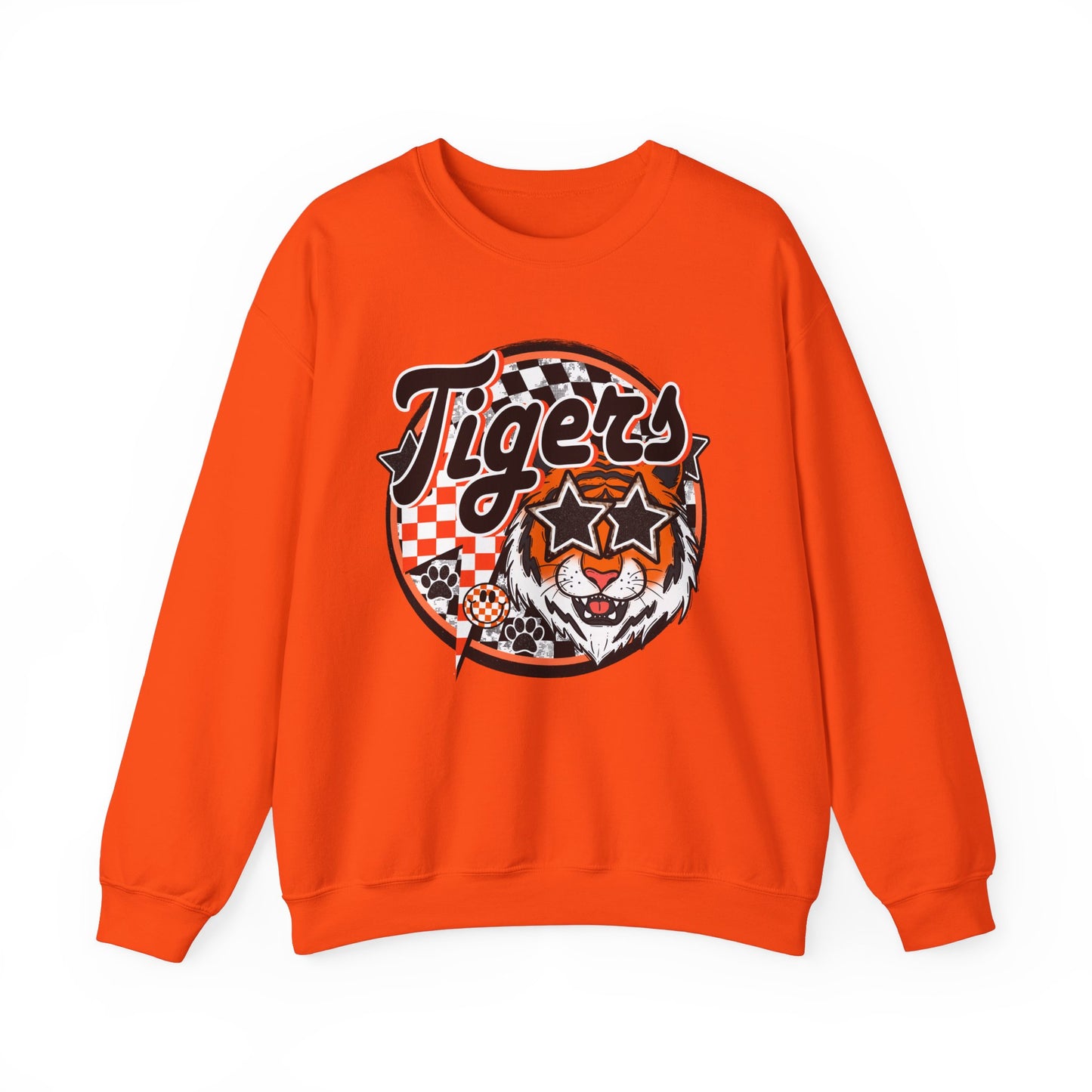 Tigers Star Eyes Crewneck