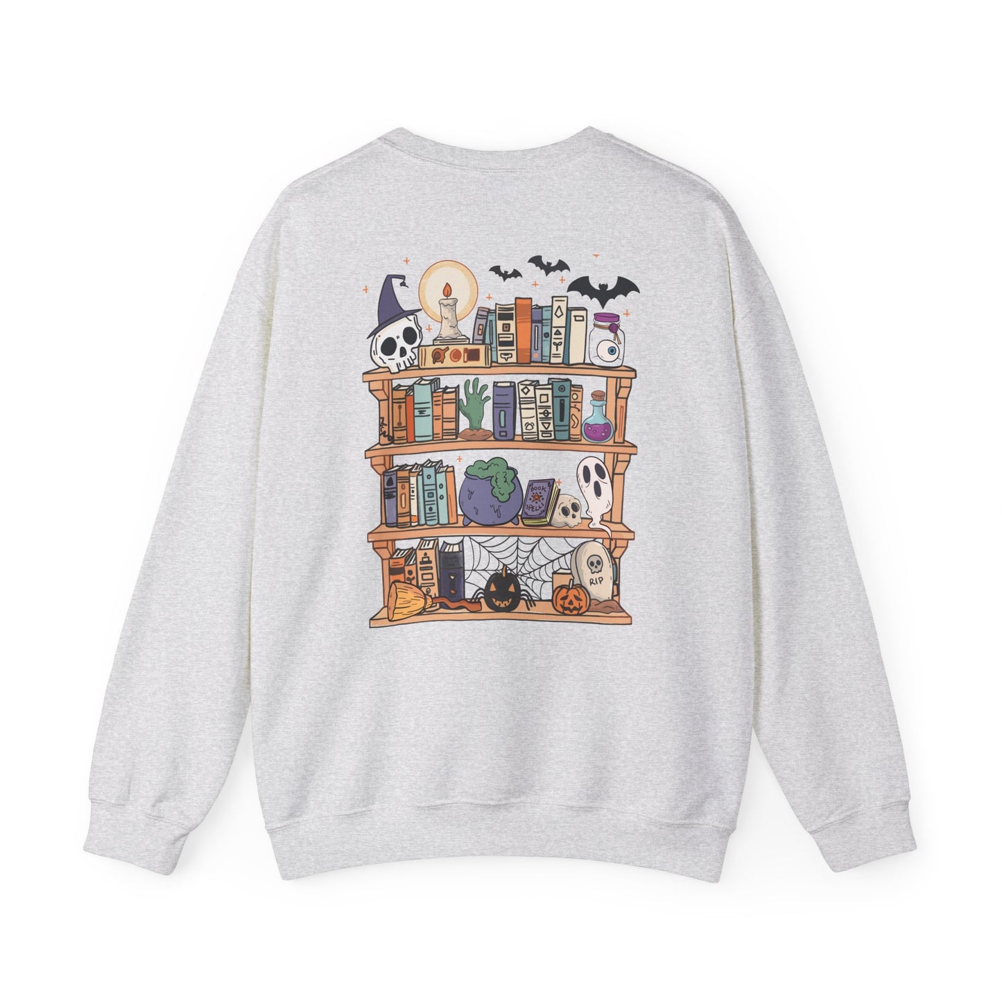 Spooky Bookshelf Crewneck