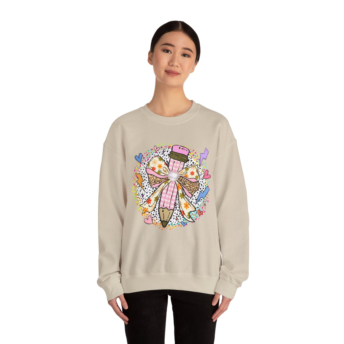 Funky Pencil Crewneck