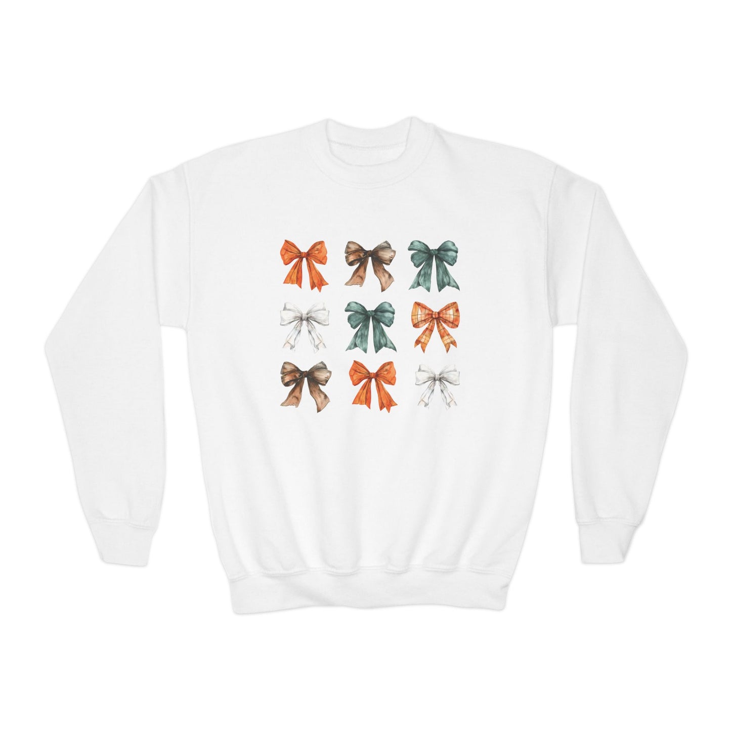 YOUTH Fall Bow Crewneck