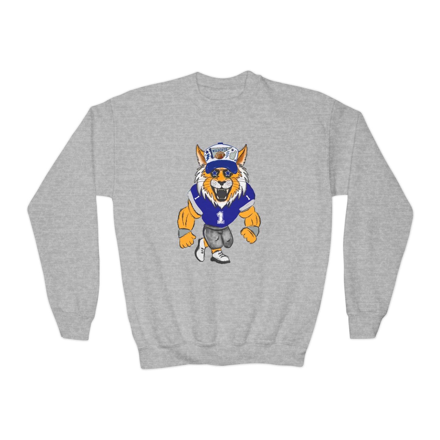 YOUTH Wildcat Football Crewneck