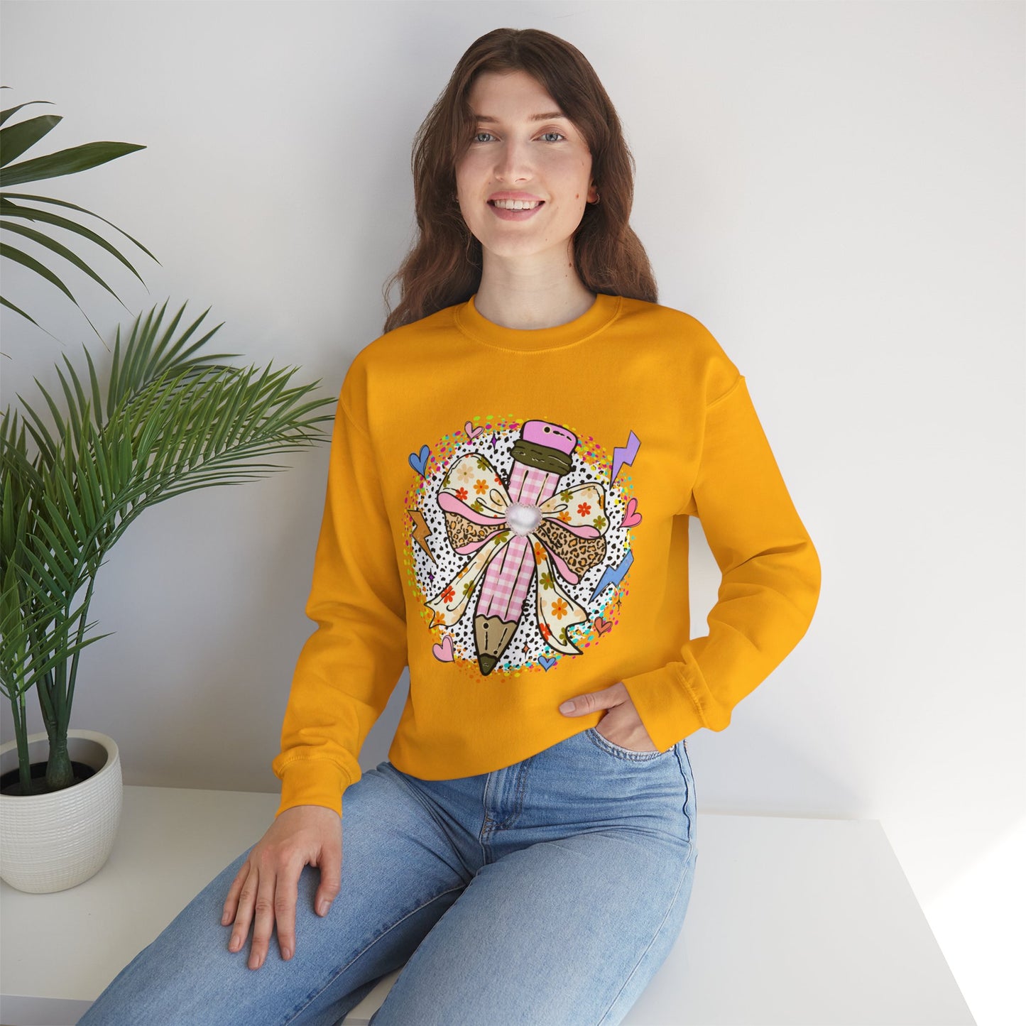 Funky Pencil Crewneck