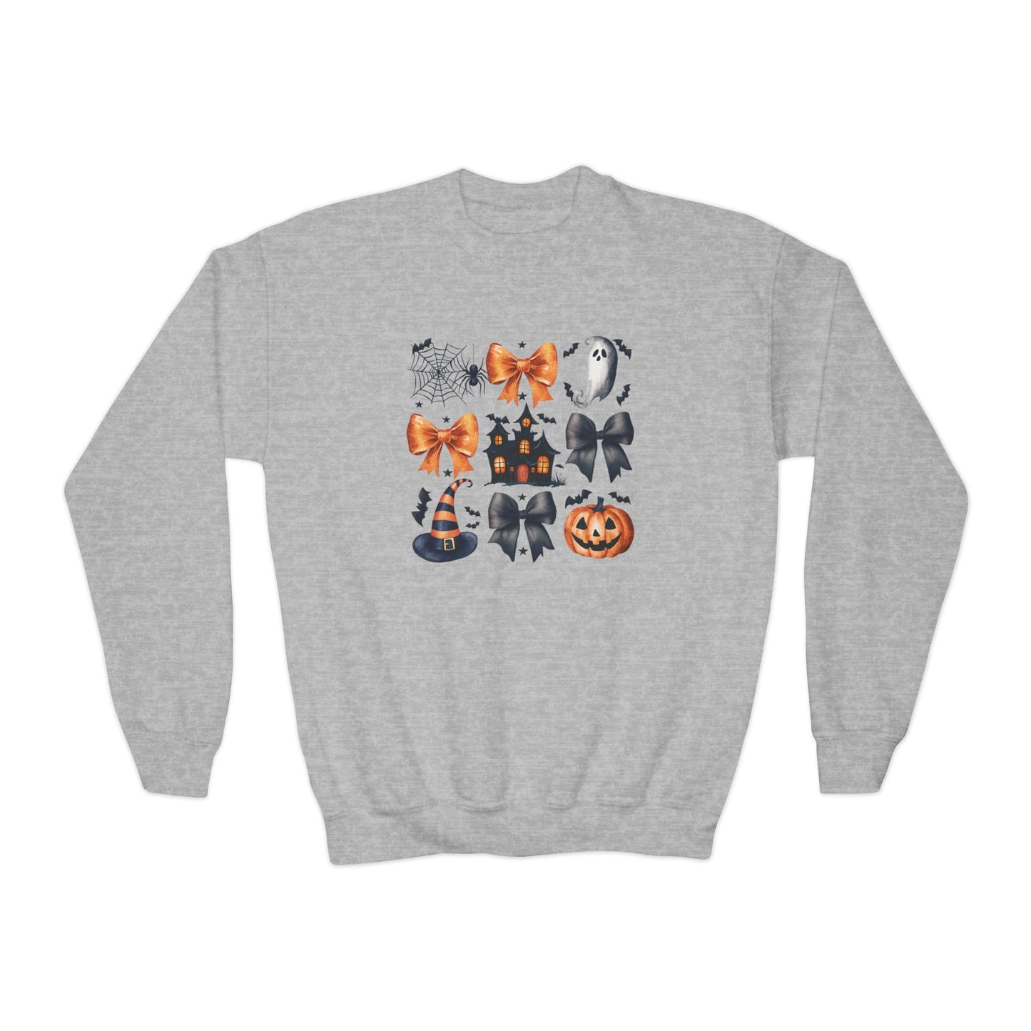 Youth Preppy Halloween Crewneck