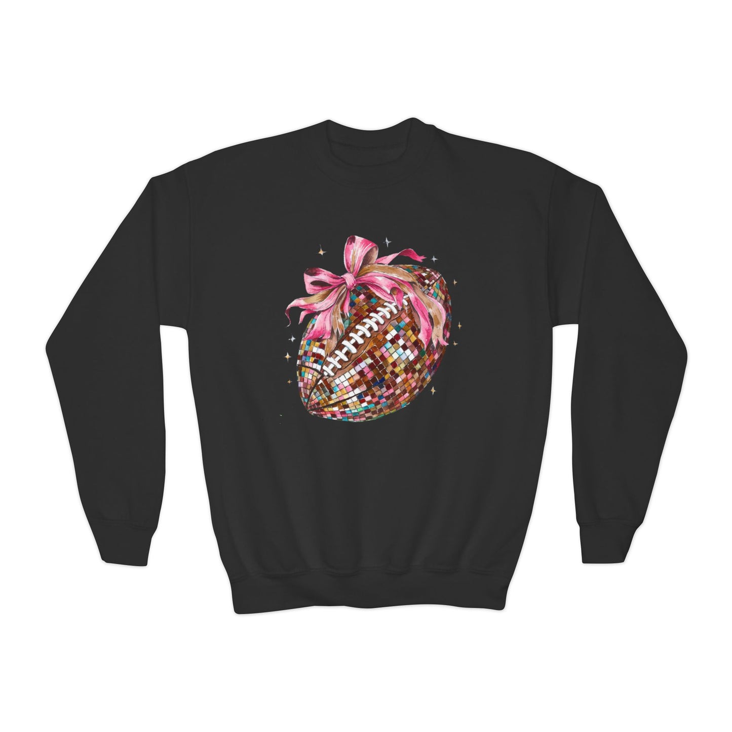 Youth Disco Football Crewneck