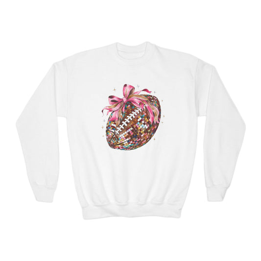 Youth Disco Football Crewneck