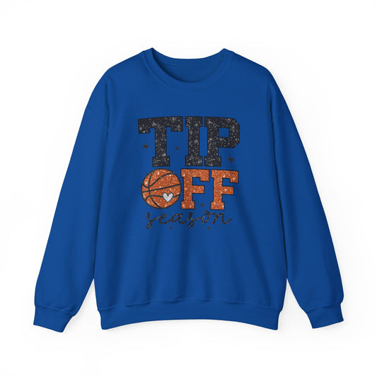 Tip off Season (Faux Sequins) Crewneck