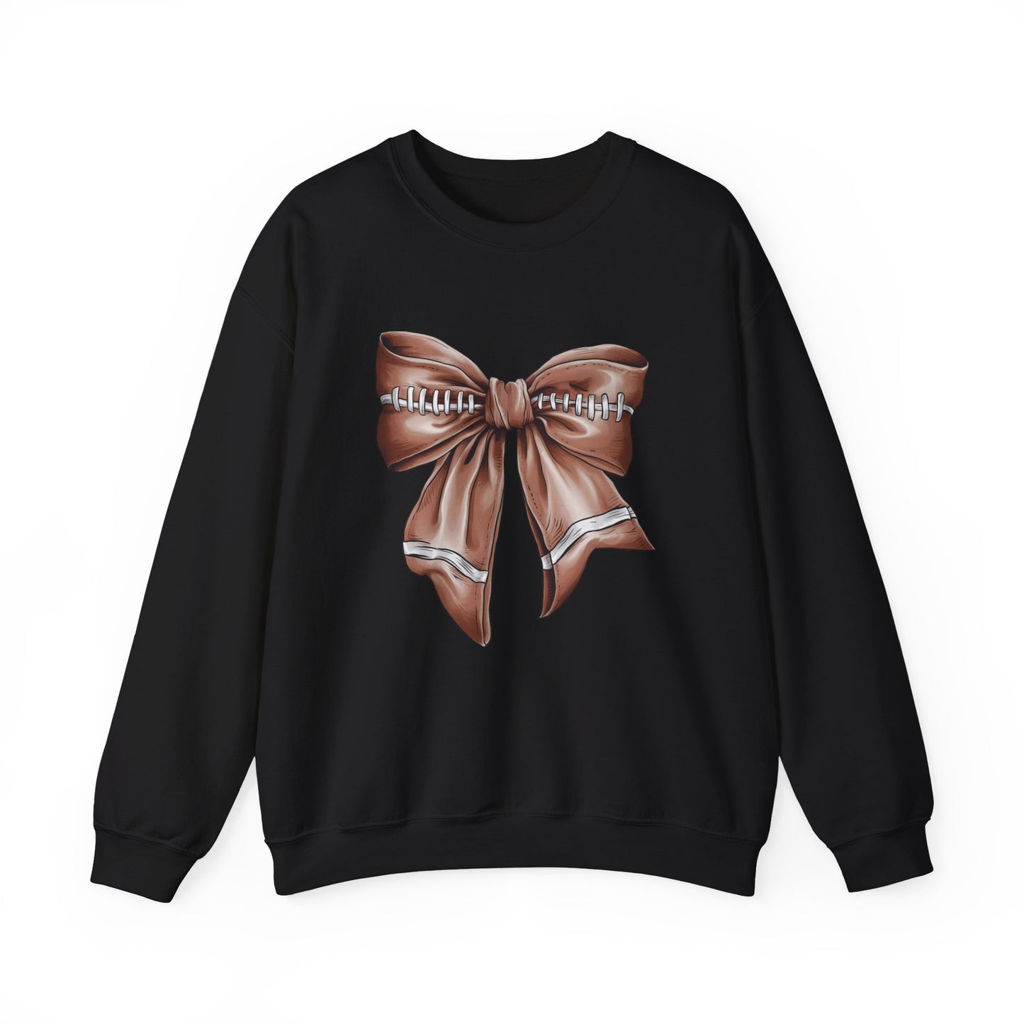 Football Bow Crewneck