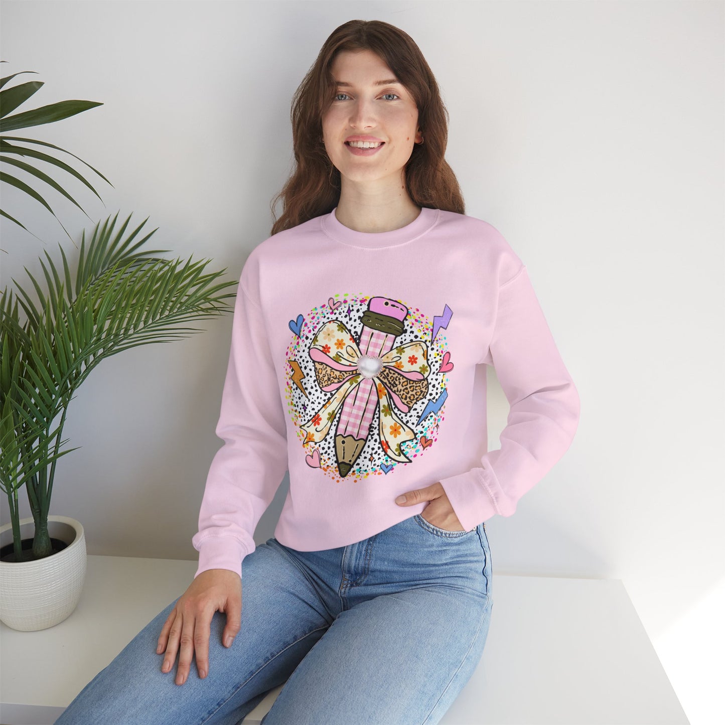 Funky Pencil Crewneck