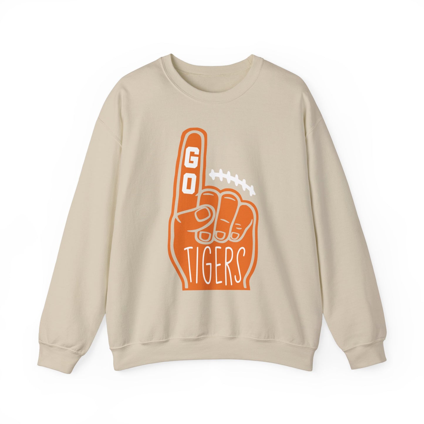 Tigers Foam Finger Crewneck