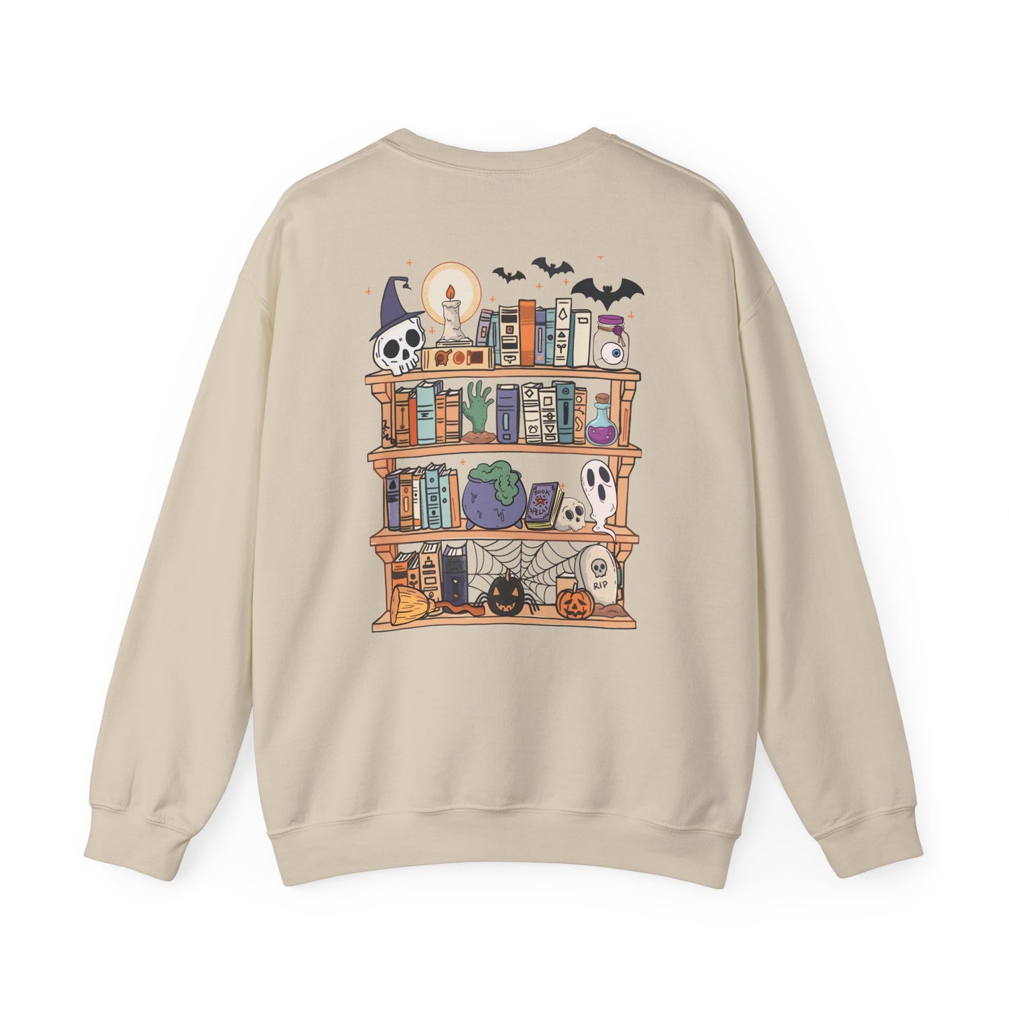 Spooky Bookshelf Crewneck