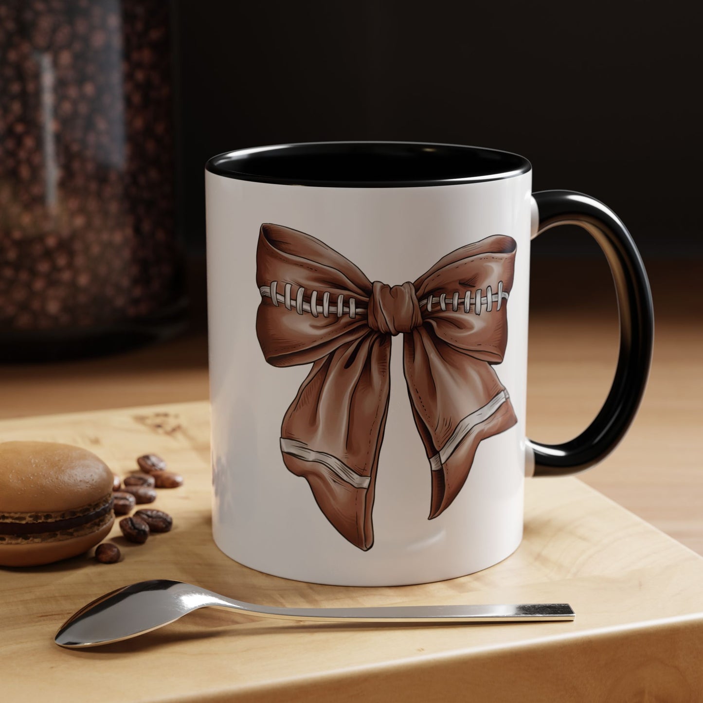 Football Bow Mug