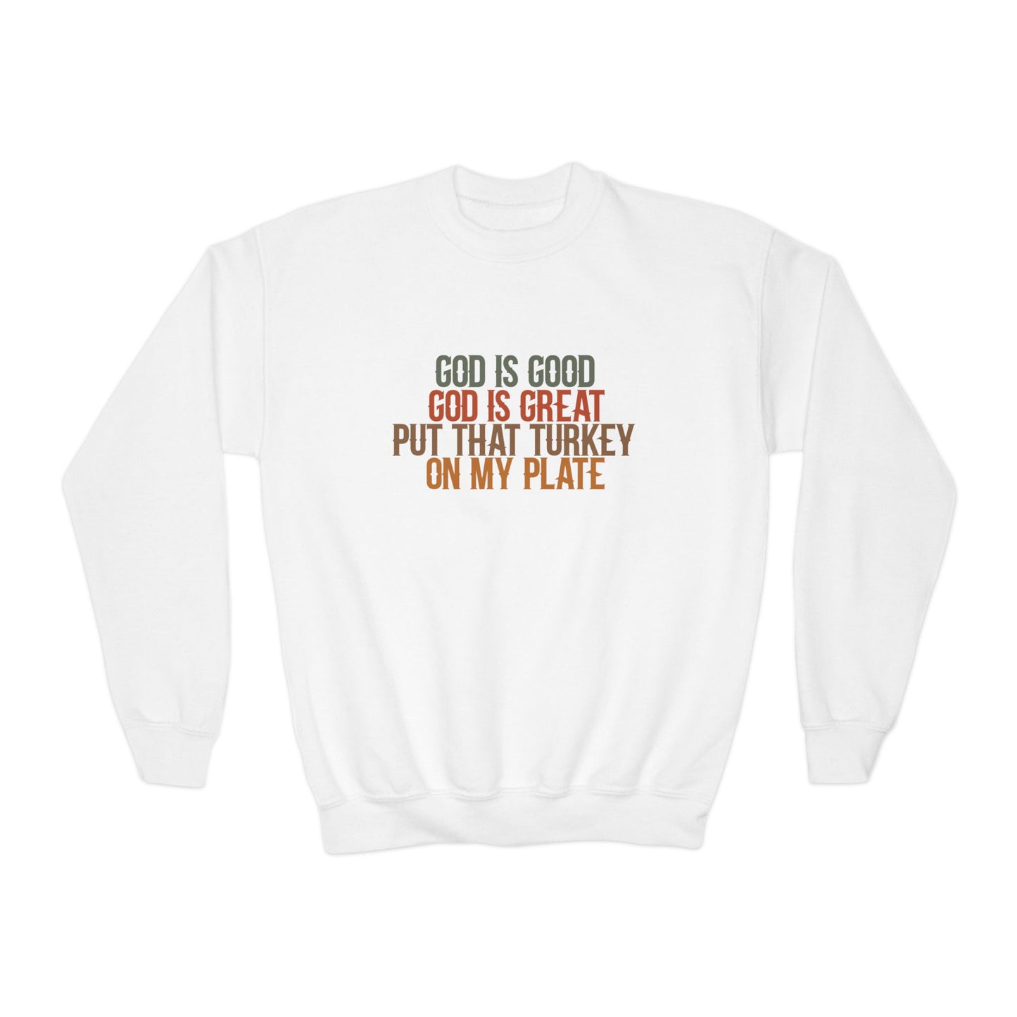 YOUTH Put That Turkey on my Plate Crewneck