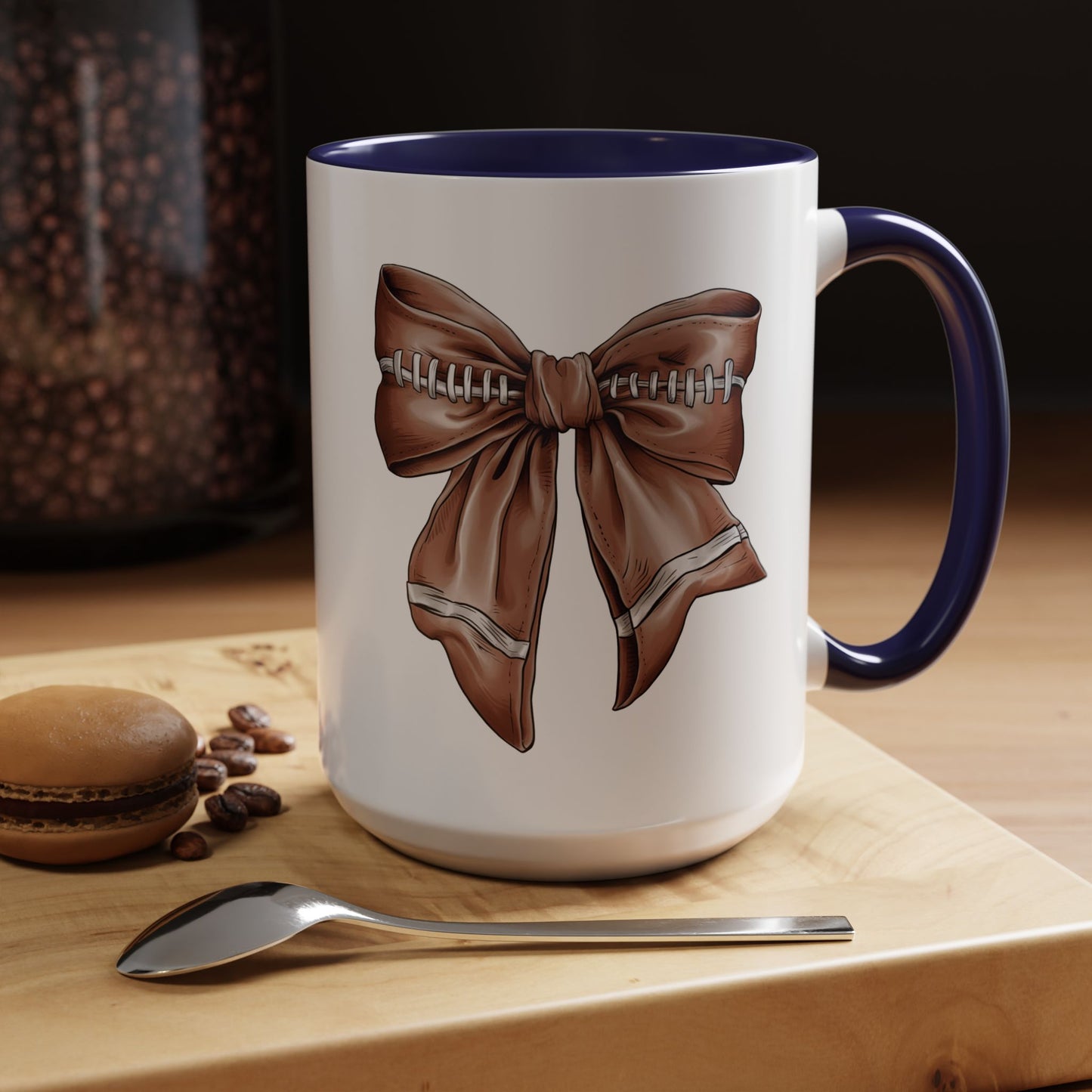 Football Bow Mug