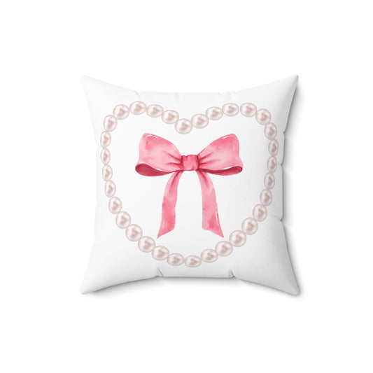 Heart of Pearls Pillow