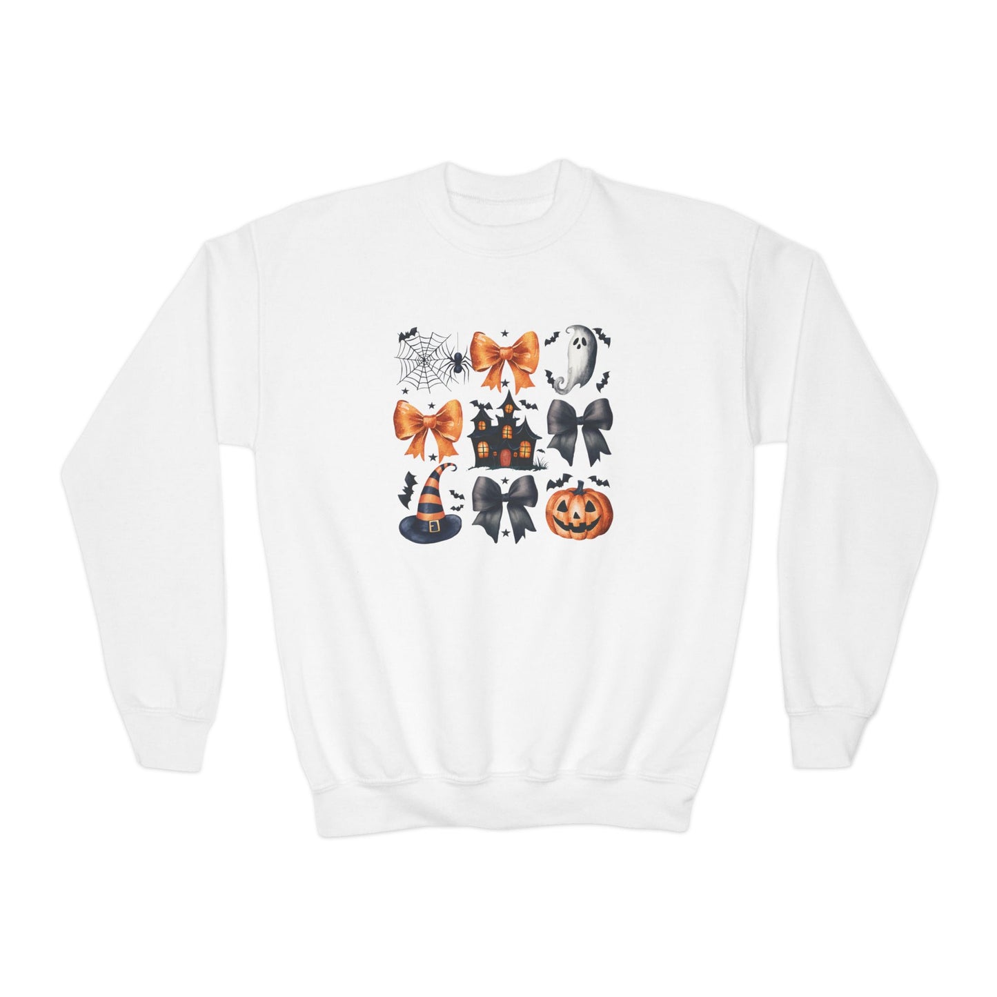 Youth Preppy Halloween Crewneck