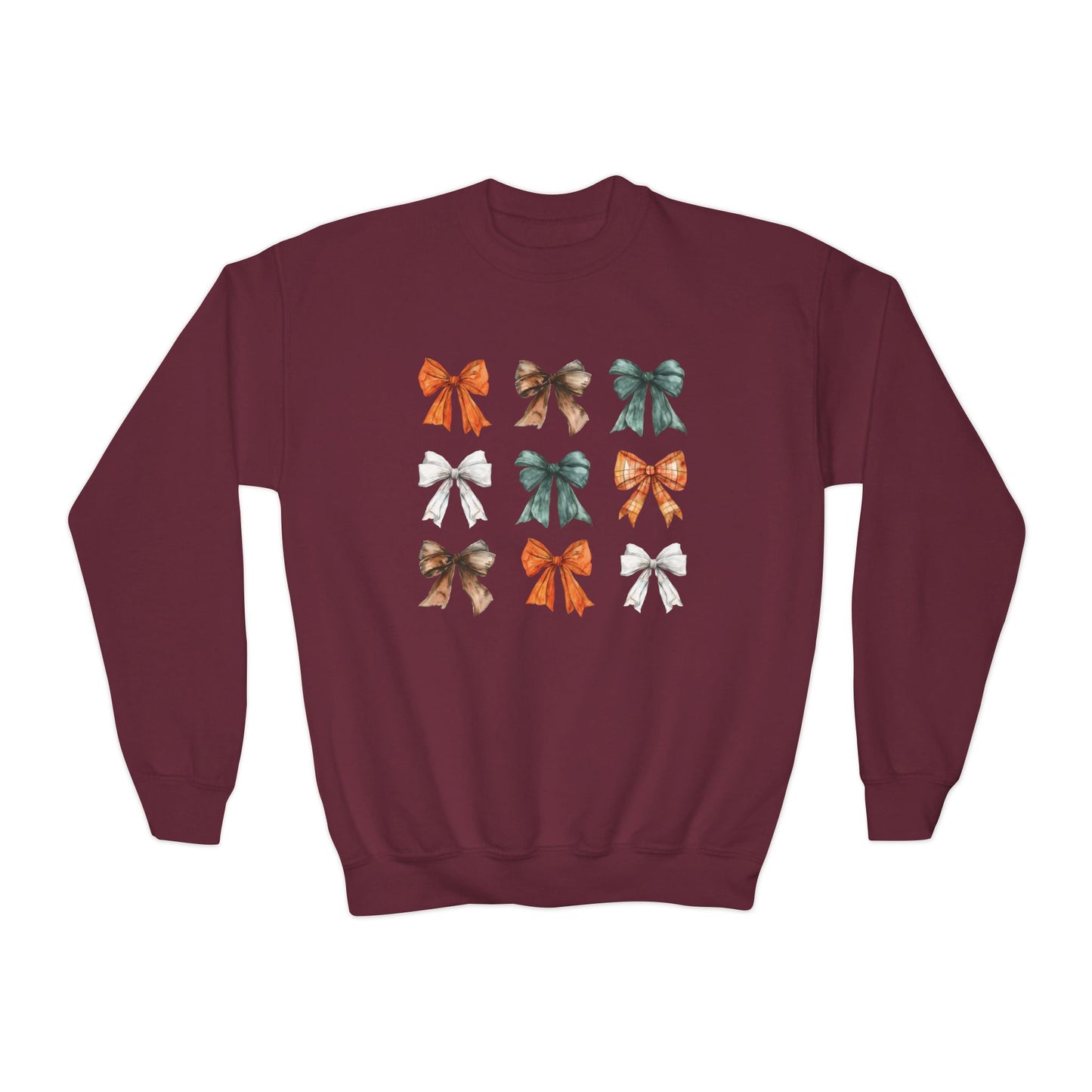 YOUTH Fall Bow Crewneck