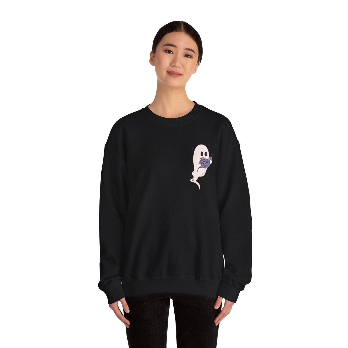 Spooky Bookshelf Crewneck