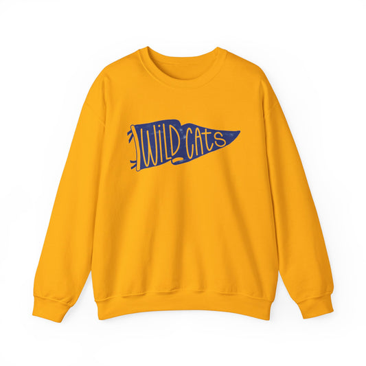 Wildcats Pennant Crewneck