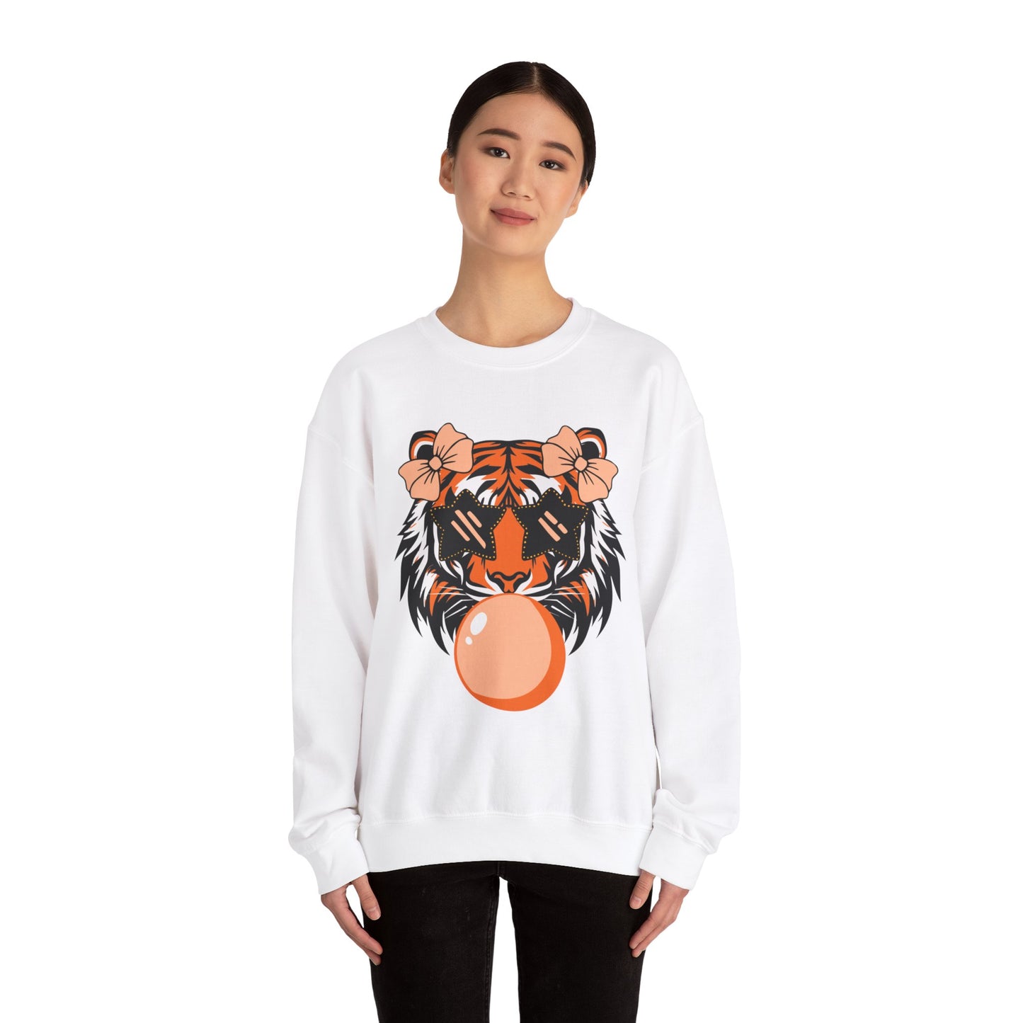 Bubble Gum Tiger Crewneck