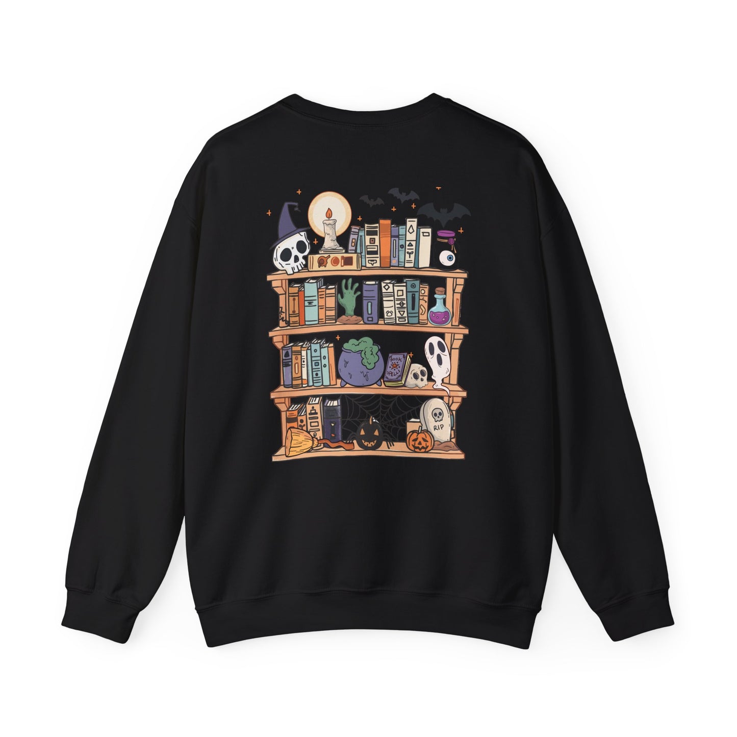 Spooky Bookshelf Crewneck