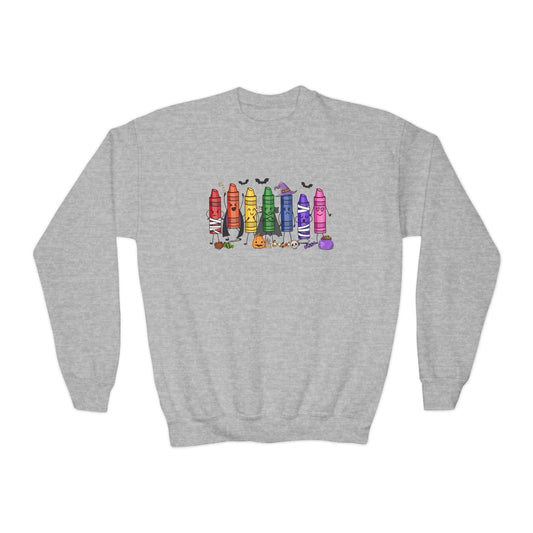 YOUTH Halloween Pencil Crewneck