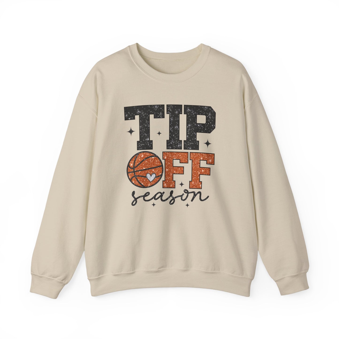 Tip off Season (Faux Sequins) Crewneck