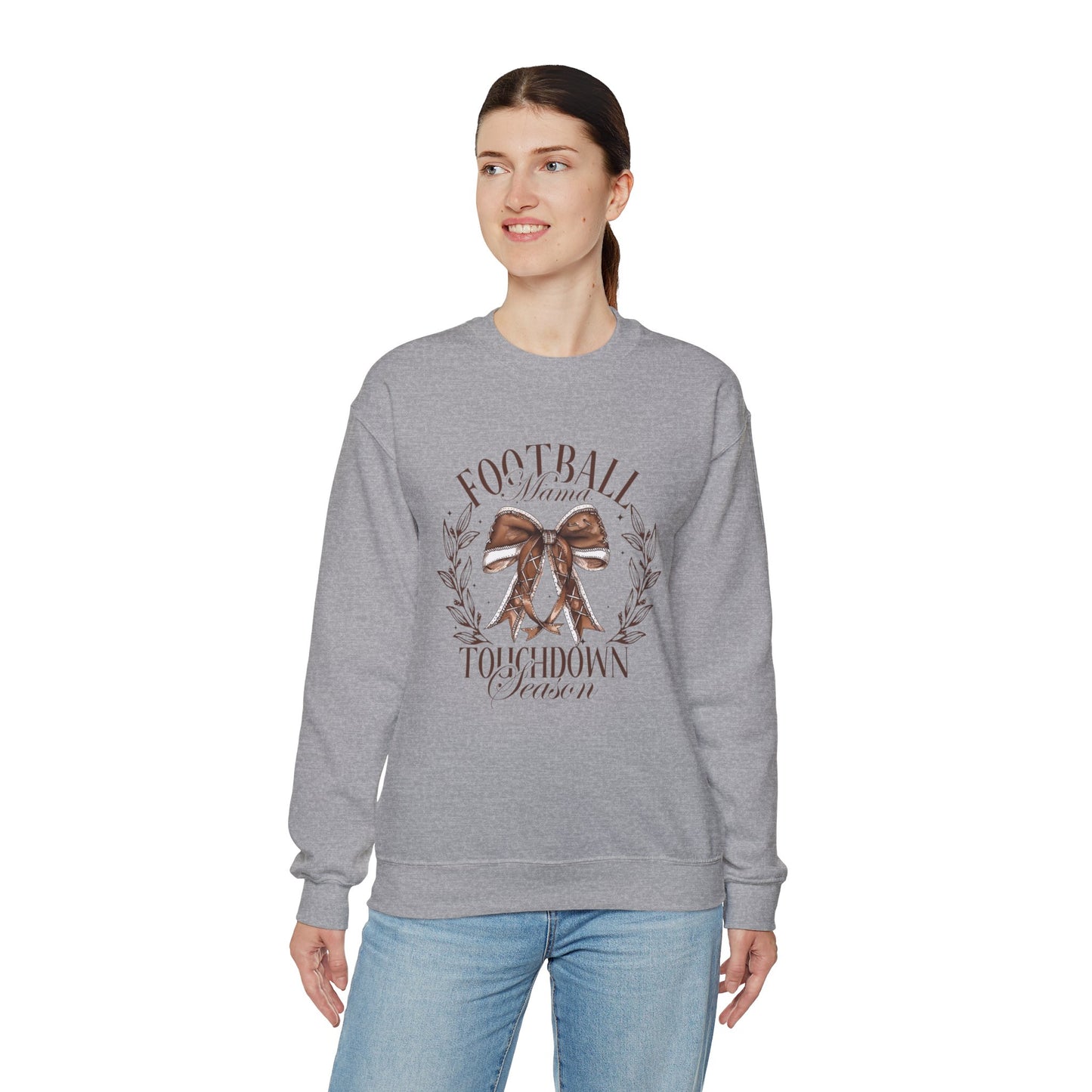 Football Mama Touchdown Season Crewneck