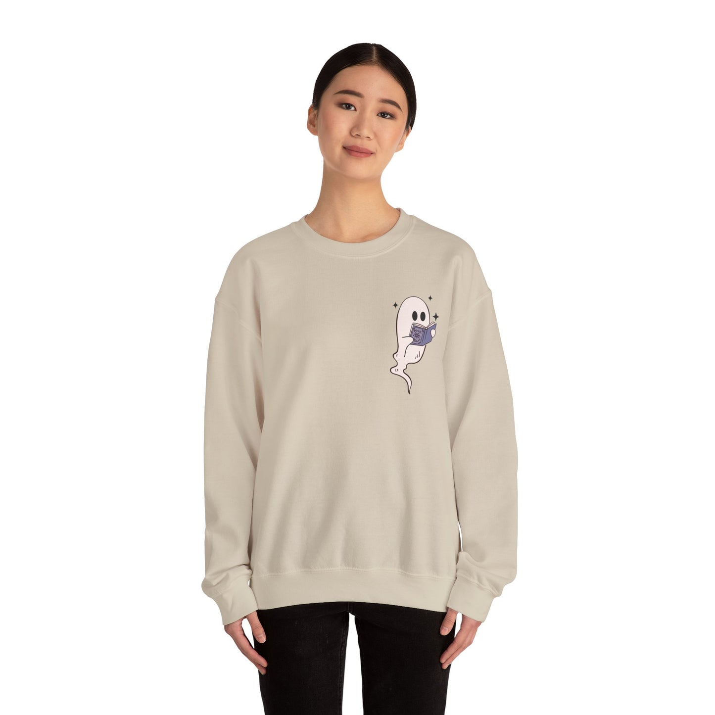 Spooky Bookshelf Crewneck