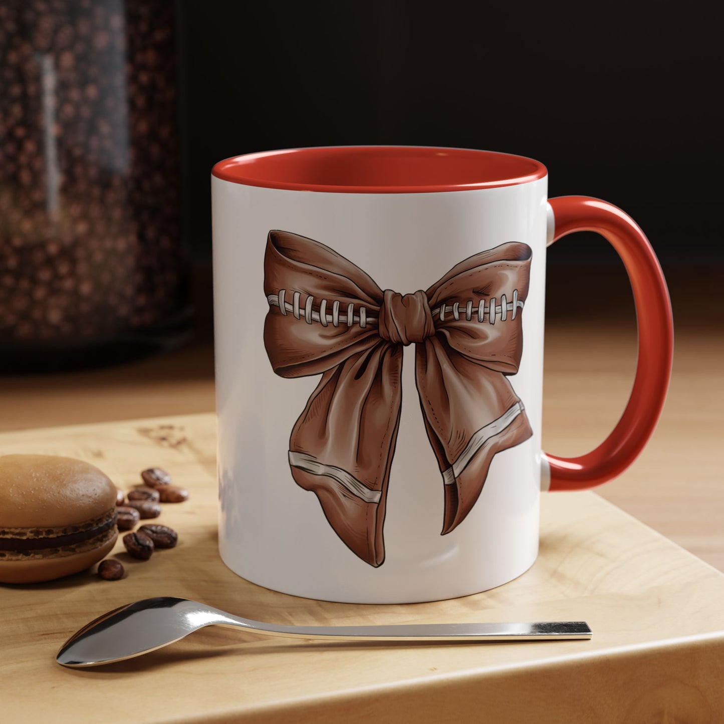 Football Bow Mug