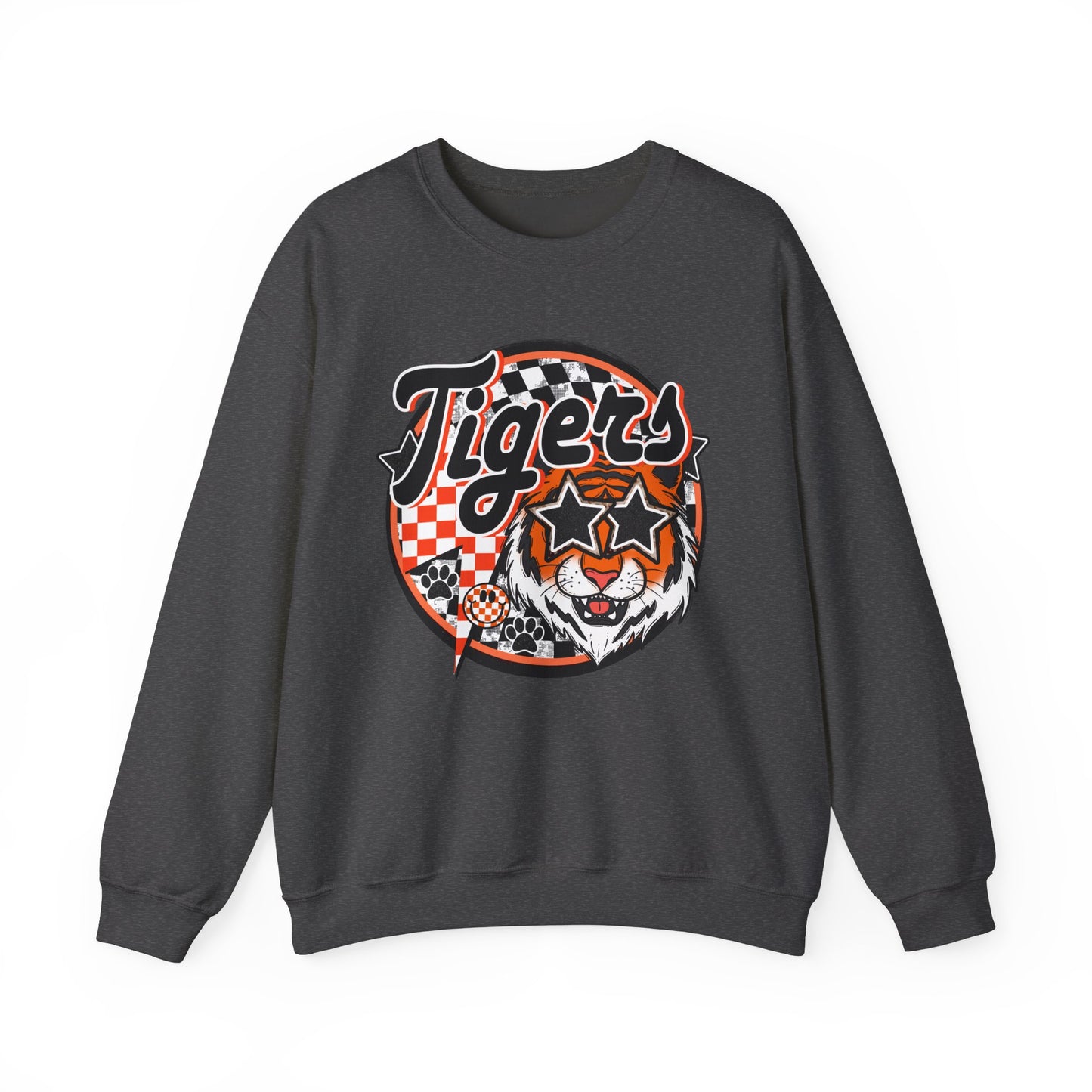 Tigers Star Eyes Crewneck